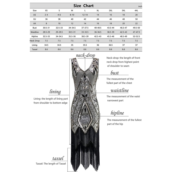 20s Flapper Dress - Picture 5 of 5